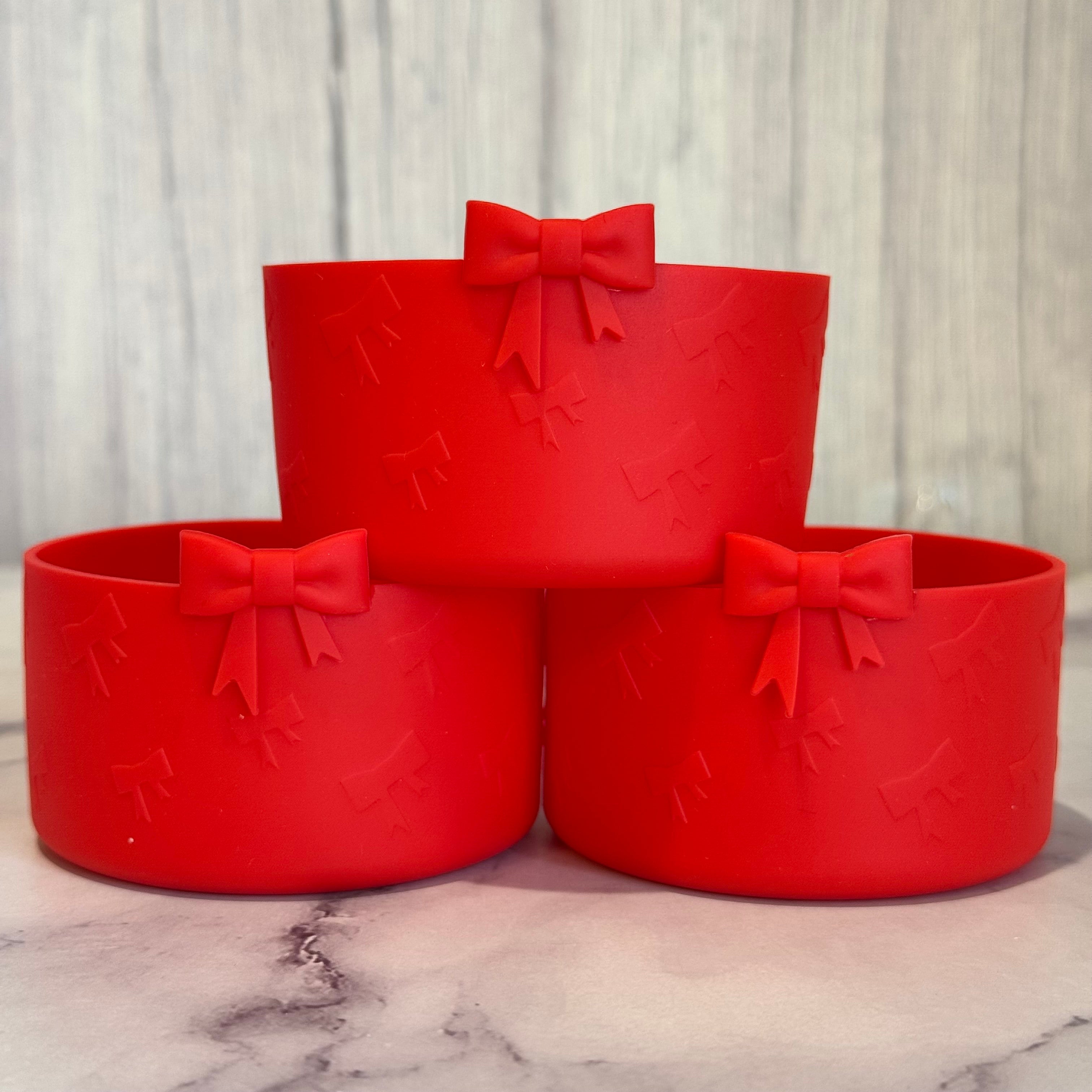 Red Mini Bows Tumbler Boot