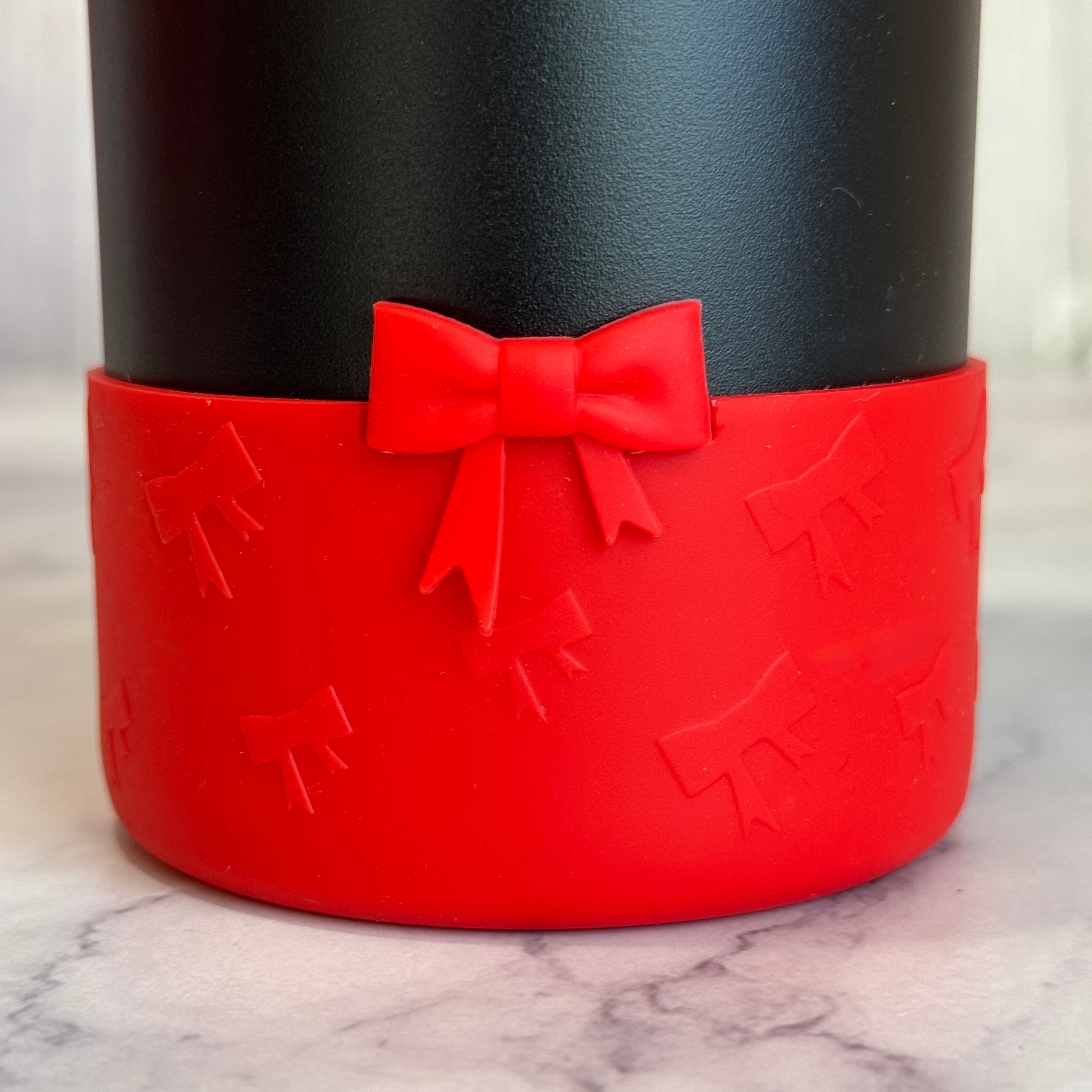 Red Mini Bows Tumbler Boot