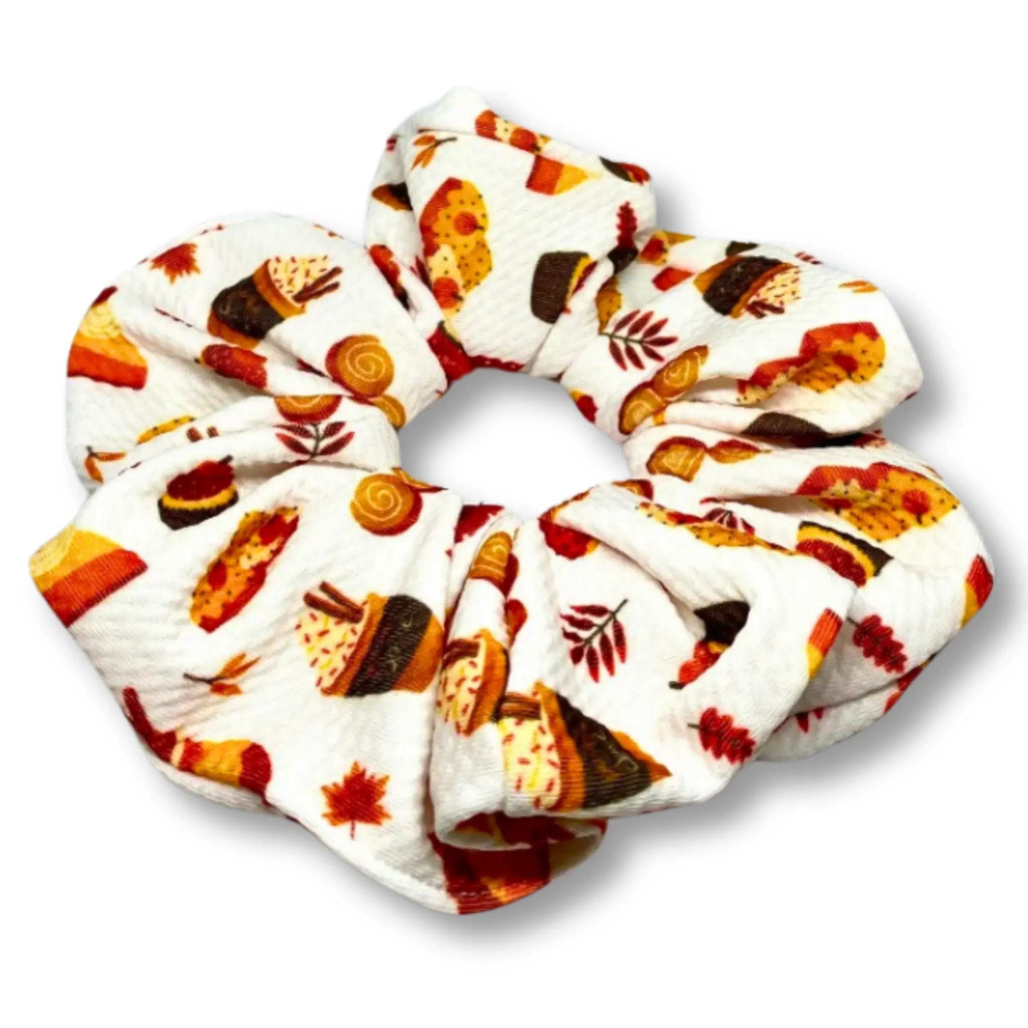 Pumpkin Spice Latte Bullet Fall Scrunchie