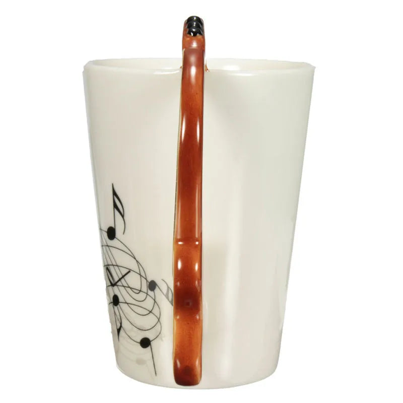 Guitar Mug 400ml Ceramic Coffee Cup