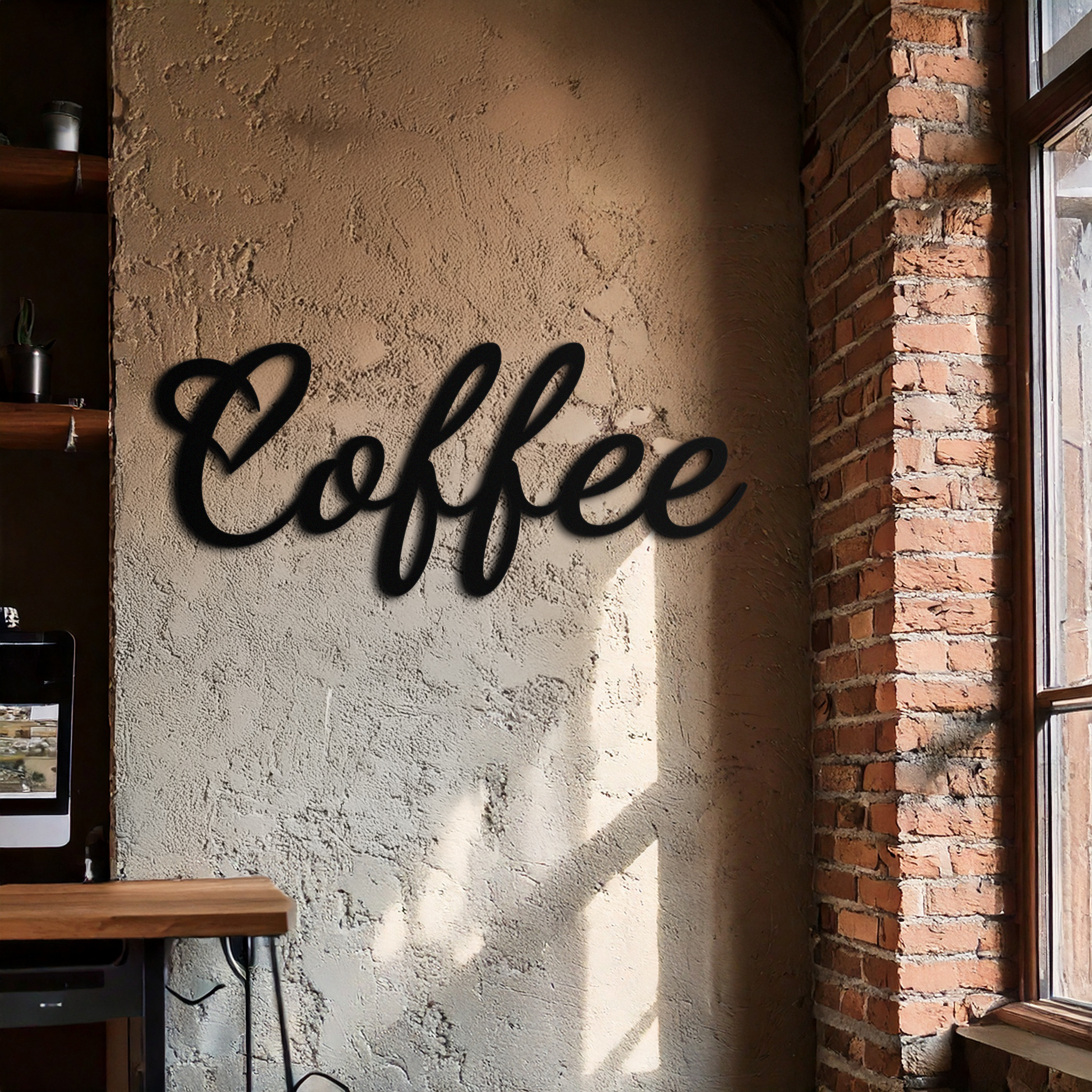 Coffee Script Metal Wall Art
