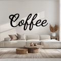 Coffee Script Metal Wall Art