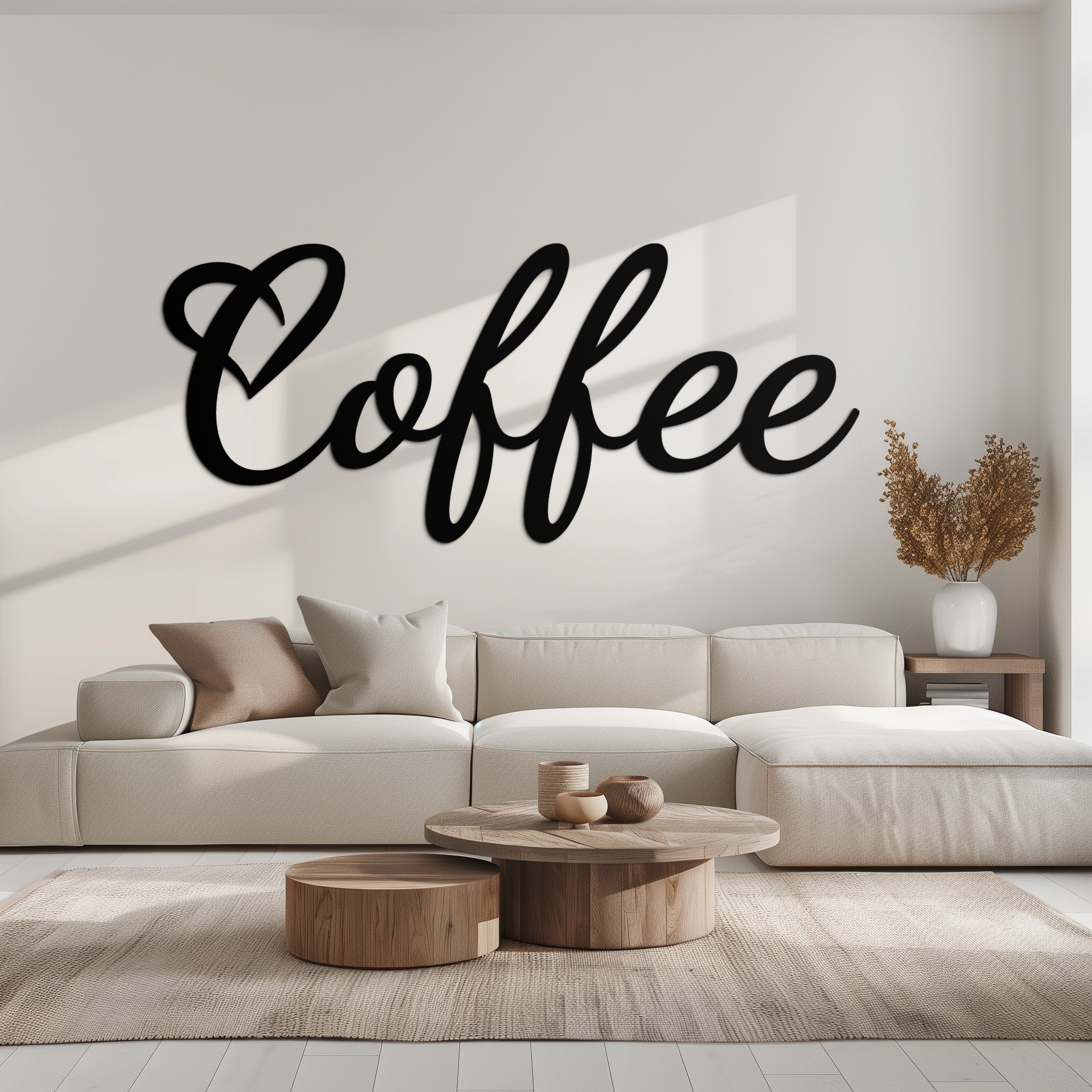 Coffee Script Metal Wall Art