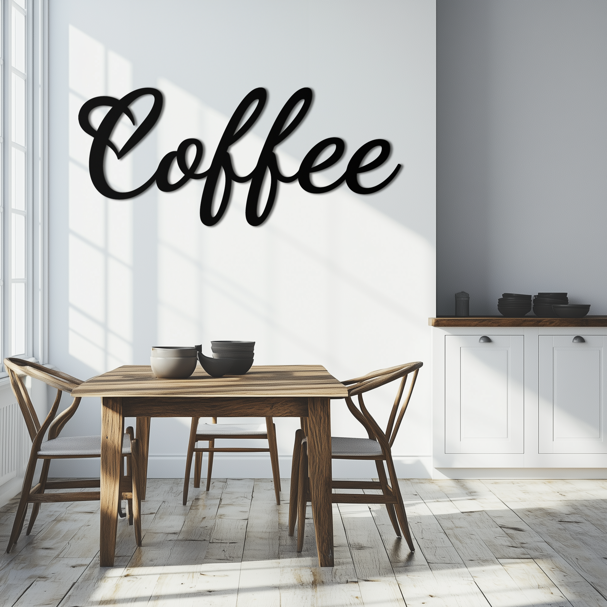 Coffee Script Metal Wall Art