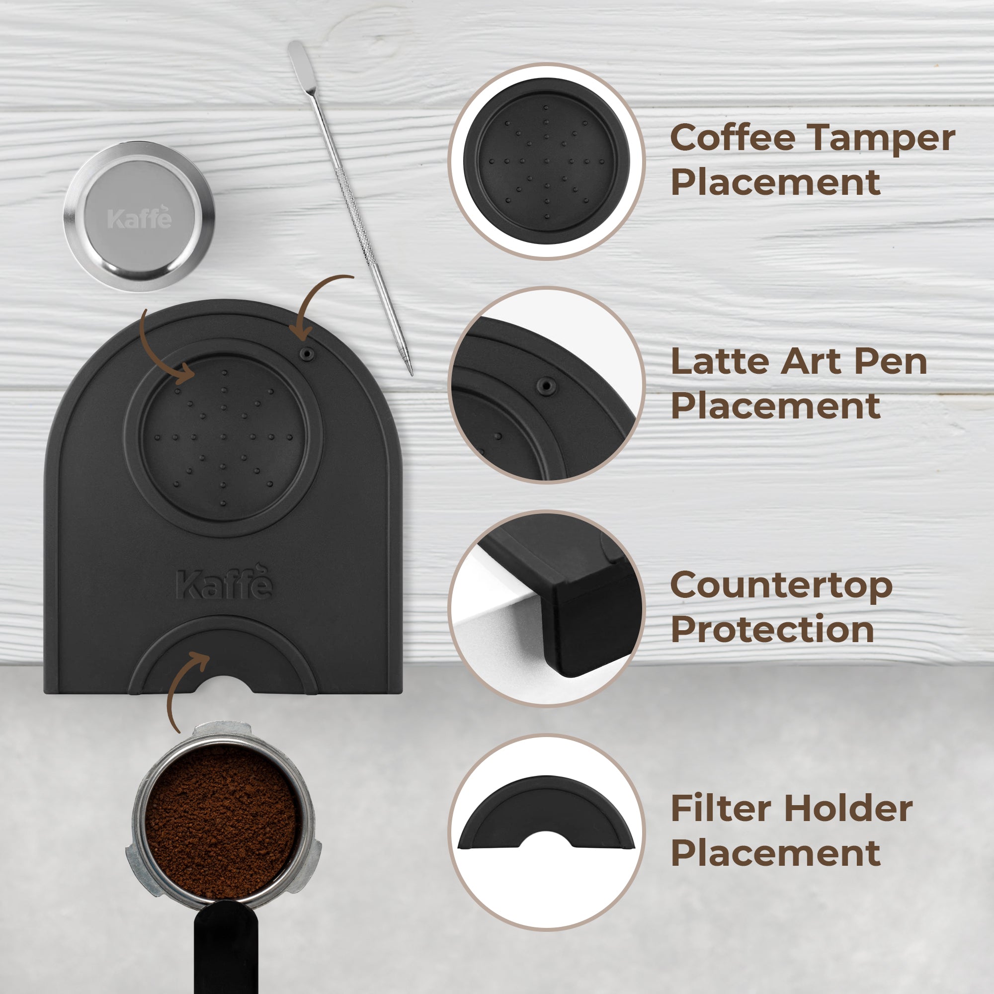 Espresso 2-in-1 Tamping Mat
