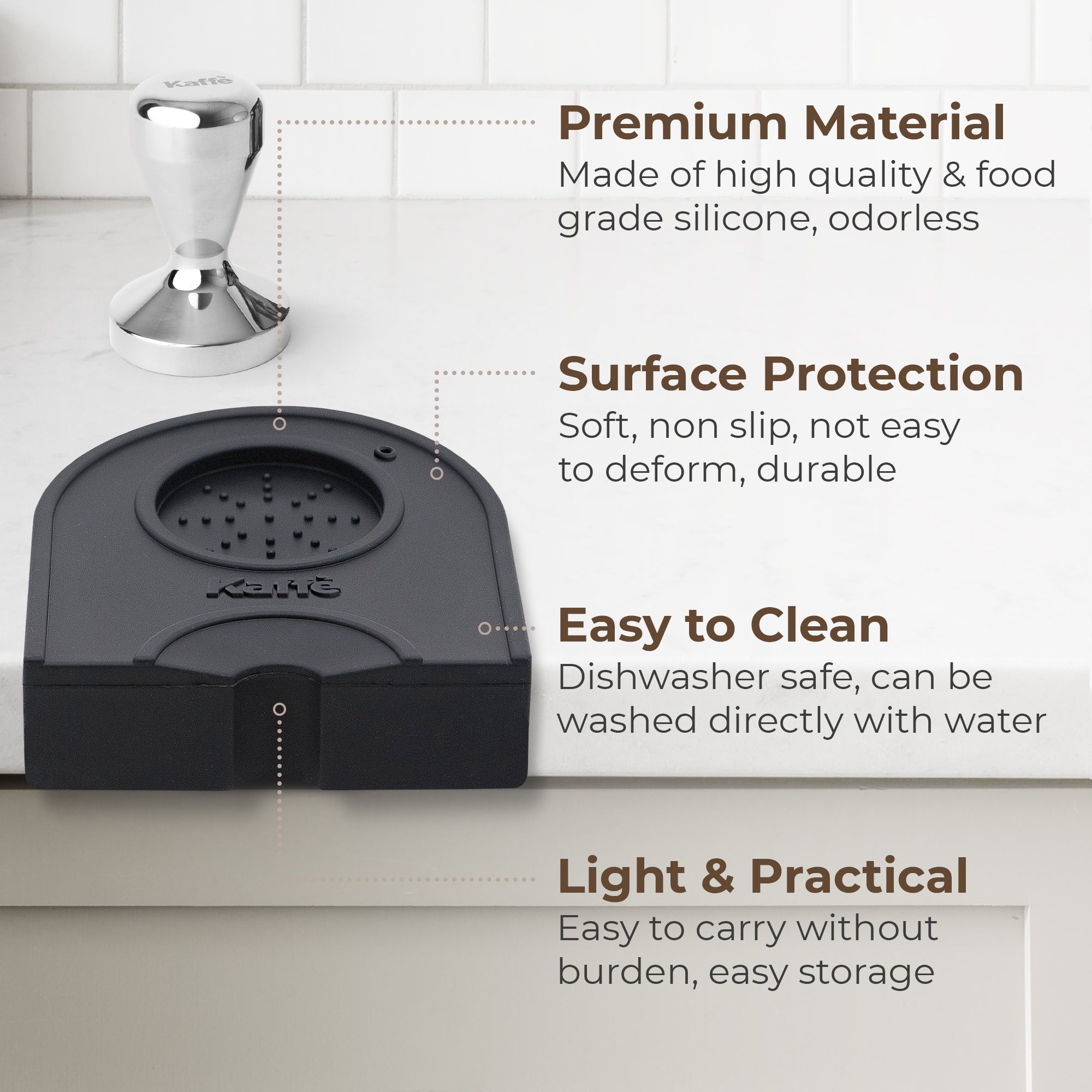 Espresso 2-in-1 Tamping Mat