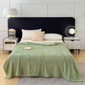 Jacquard Coral Velvet Sofa Cover Blanket