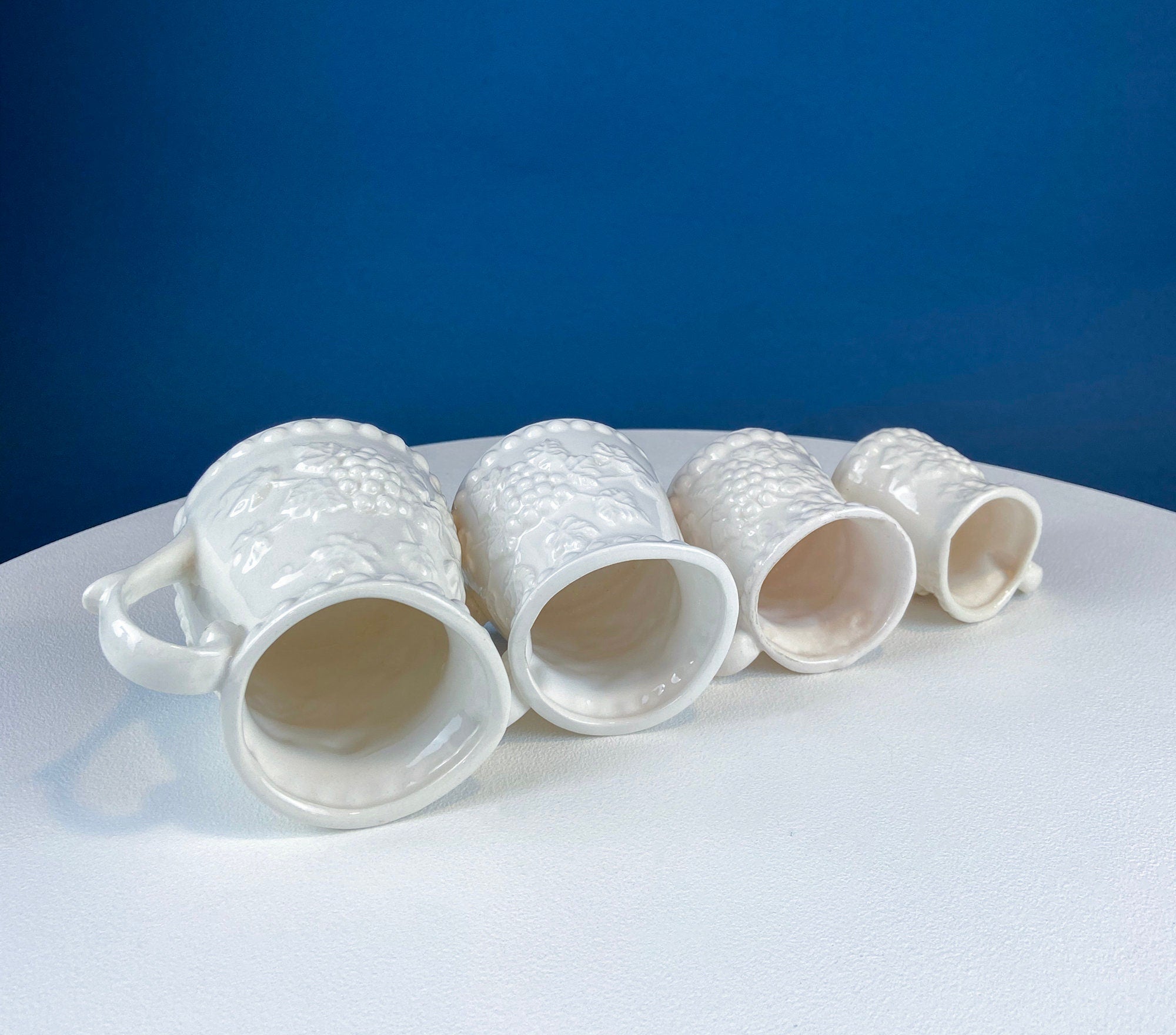 Vintage Ceramic Measuring Cups. Set of 4