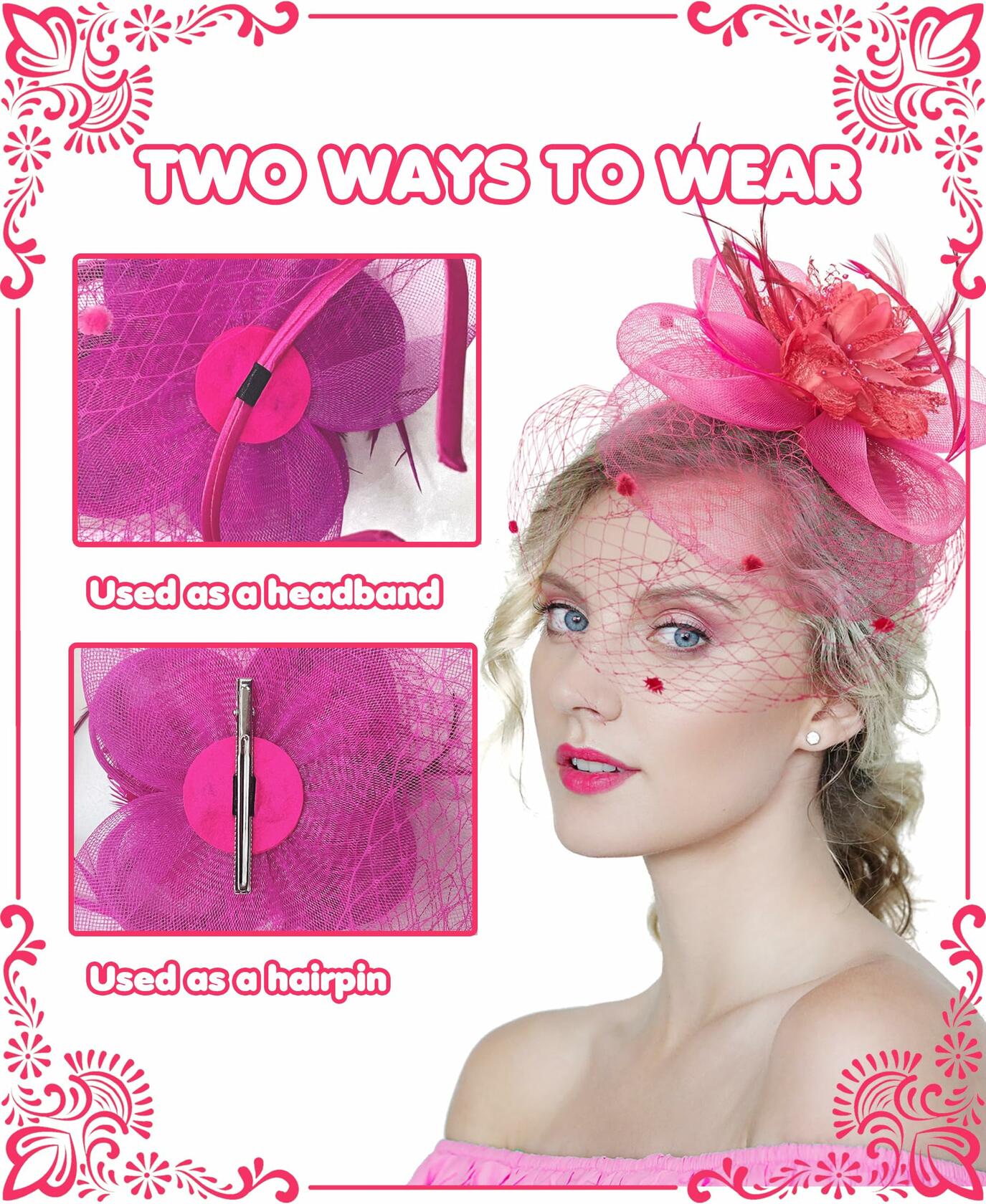 Fascinators Hat Vintage 1923s