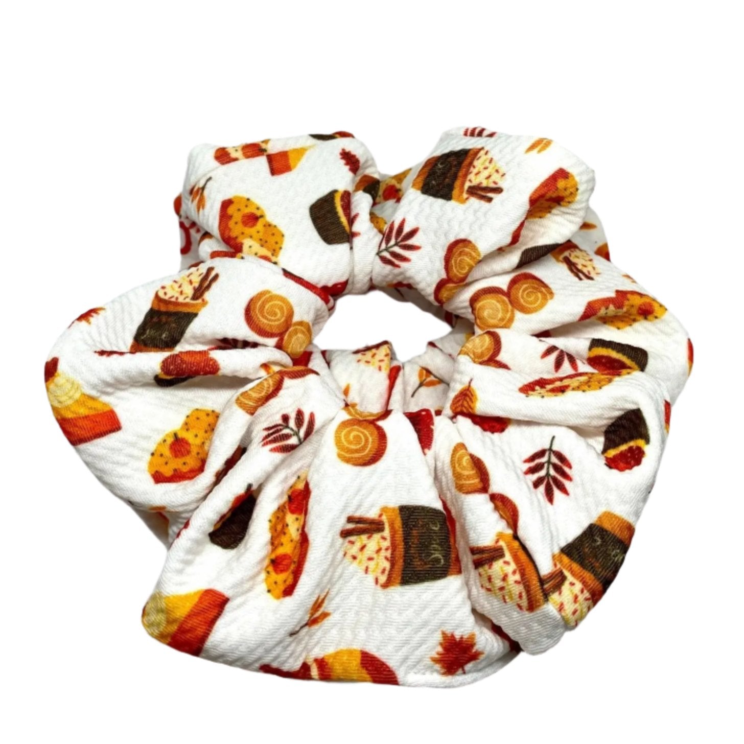 Pumpkin Spice Latte Bullet Fall Scrunchie