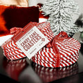 Candy Cane Coaster 4pk